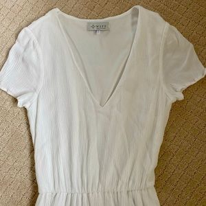 White WAYF Dress